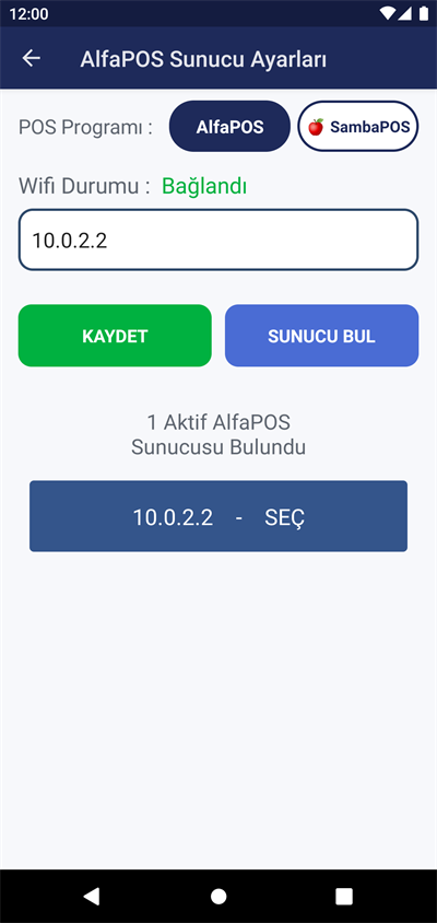Caller ID: Sunucu bul
